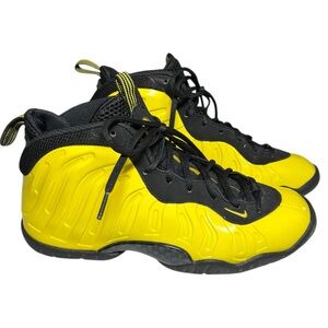 NIKE AIR FOAMPOSITE ONE SIZE 7Y WU TANG OPTI YELLOW BLACK